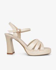Sandal Cao Gót Hạnh Dung Quai Bản Chéo HD27319BI
