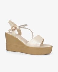 Sandal Đế Xuồng Hạnh Dung Bản Ngang Dây Xoàn Xéo HD27320BI