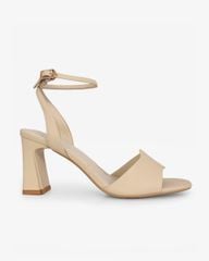 Sandal Cao Gót Hạnh Dung  Quai Ngang Bản Lớn HD27316BI