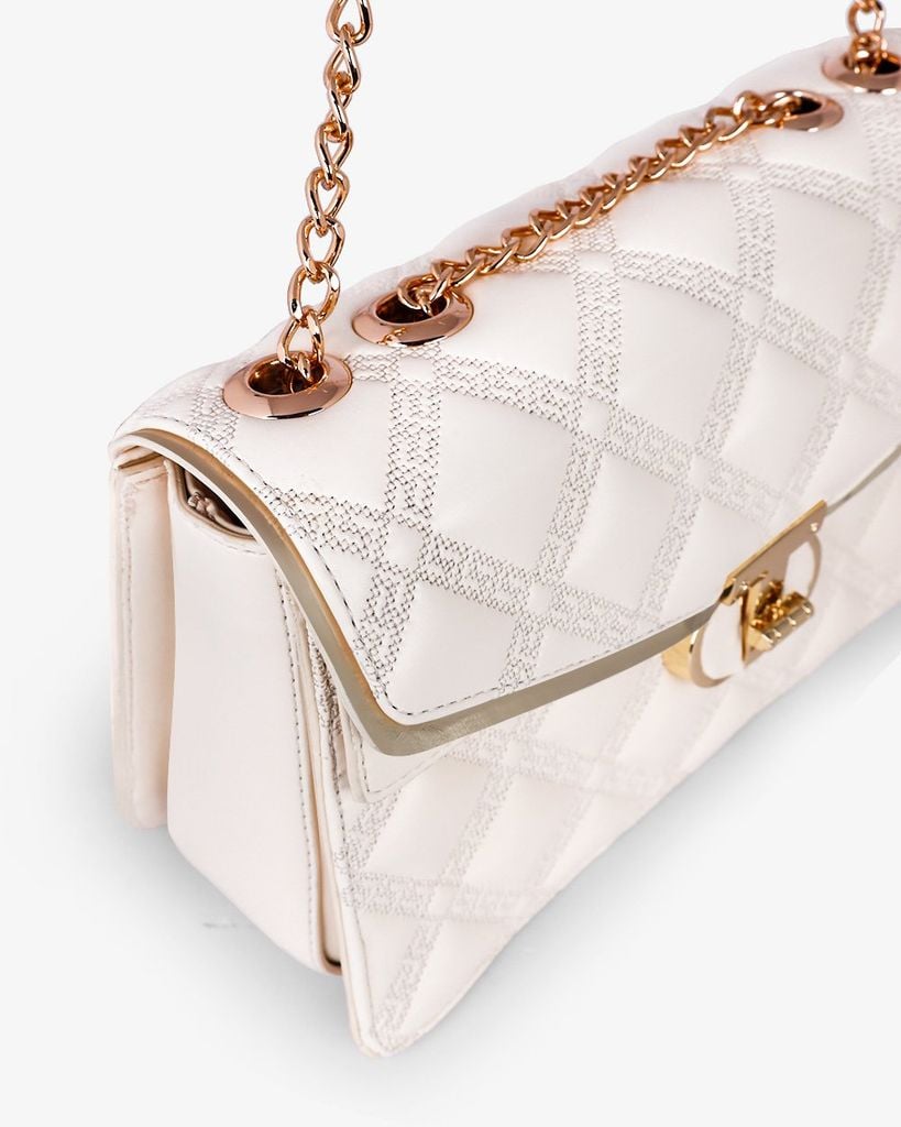 Túi Đeo Vai Hạnh Dung Dây Xích Phối Viền HD2830BC