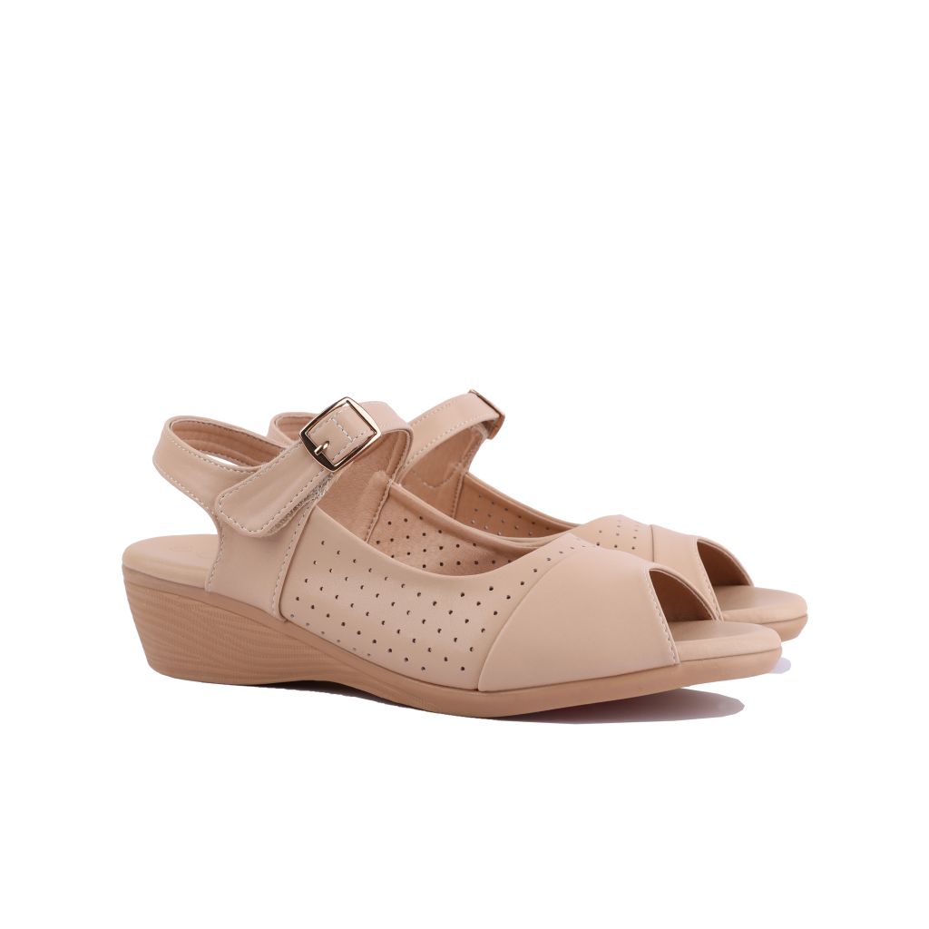 Sandal Xuồng Hạnh Dung Laser Quai Dán HD29118AY