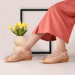 Sandal Xuồng Hạnh Dung Laser Quai Dán HD29118AY