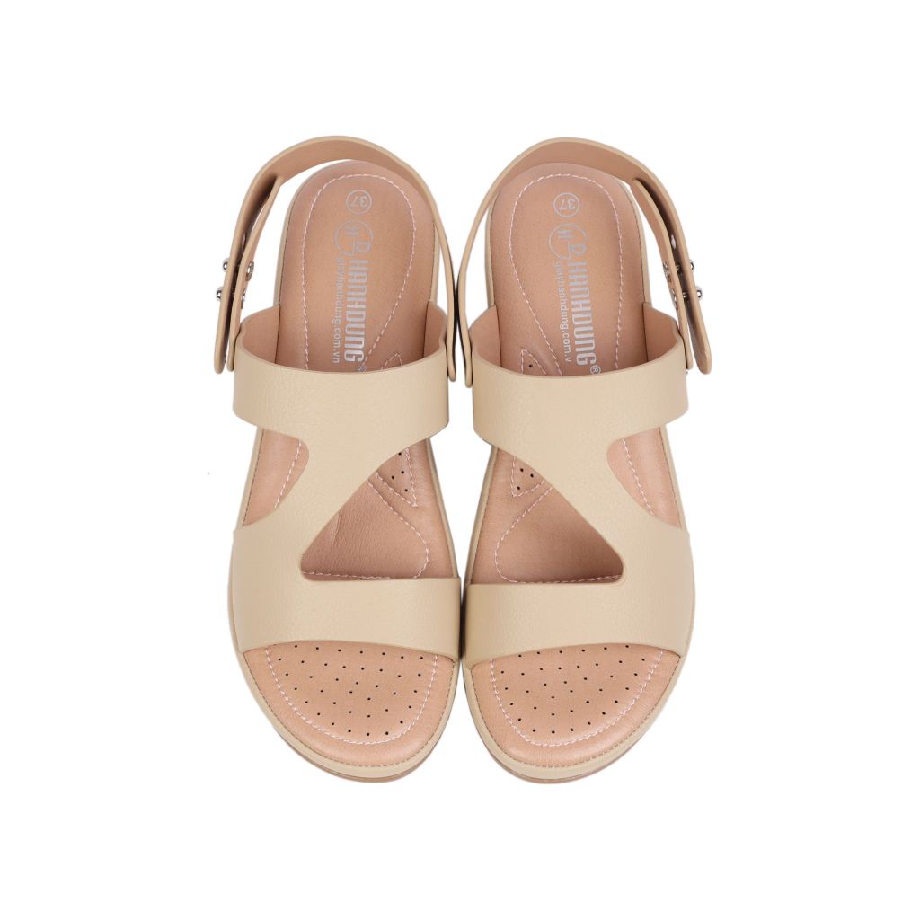 Sandal Xuồng Hạnh Dung Quai Gợn Sóng Đế Mềm Mại HD29140AY