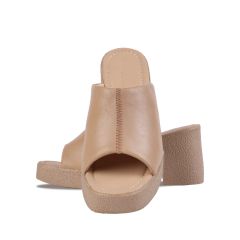 Dép Cao Gót Hạnh Dung Bảng To Chỉ Nổi  HD29142AY