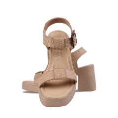 Sandal Cao Gót Hạnh Dung Quai T-Strap Chỉ Nổi HD29143AY
