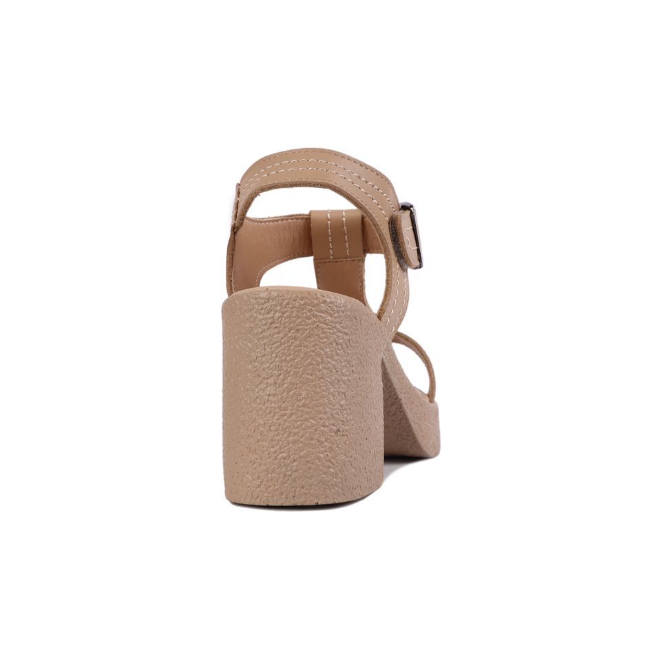 Sandal Cao Gót Hạnh Dung Quai T-Strap Chỉ Nổi HD29143AY