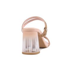 Sandal Cao Gót Hạnh Dung Gót Mica Quai Kim Tuyến HD29145AY