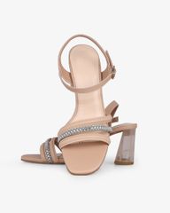 Sandal Cao Gót Hạnh Dung Quai Phối Xoàn Gót Mica HD29159AY