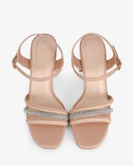 Sandal Cao Gót Hạnh Dung Quai Phối Xoàn Gót Mica HD29159AY
