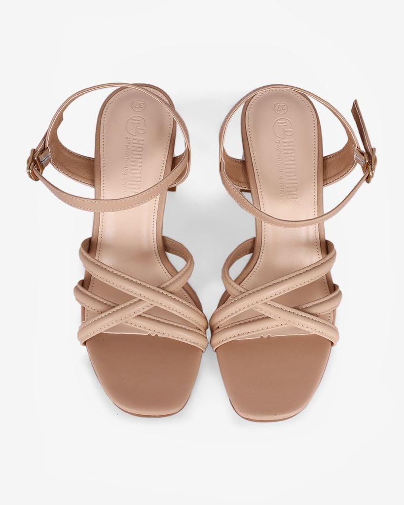 Sandal Cao Gót Hạnh Dung Quai Chéo Mảnh Gót Mica HD29160AY