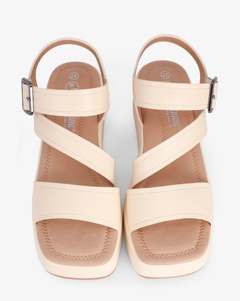 Sandal Xuồng Hạnh Dung Quai Bản Đối Xứng HD29162AY
