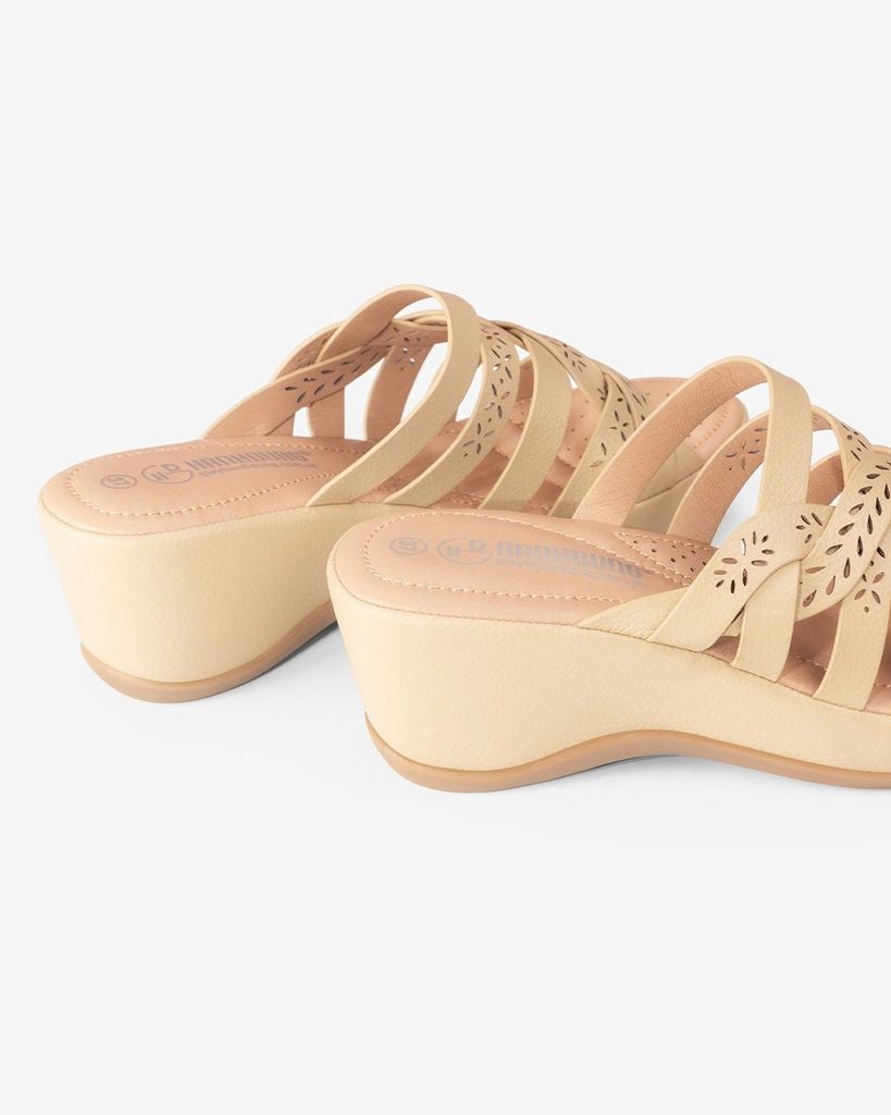 Dép Đế Xuồng Hạnh Dung Dây Đan Họa Tiết HD29166AY