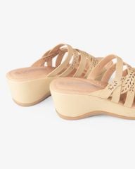 Dép Đế Xuồng Hạnh Dung Dây Đan Họa Tiết HD29166AY