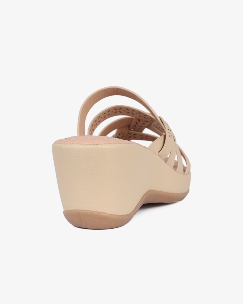 Dép Đế Xuồng Hạnh Dung Dây Đan Họa Tiết HD29166AY