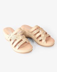 Dép Đế Xuồng Hạnh Dung Dây Đan Họa Tiết HD29166AY