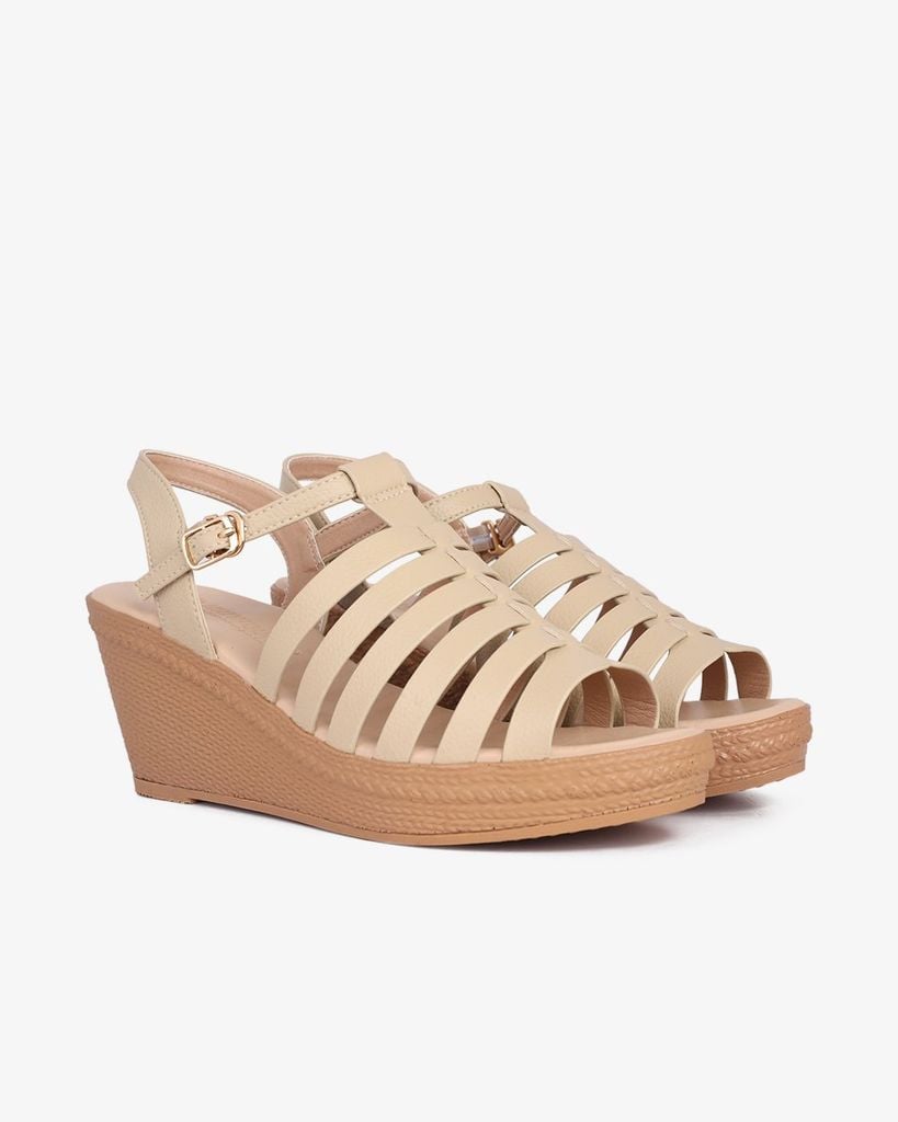 Sandal Đế Xuồng Hạnh Dung Quai Dây Mảnh HD29167AY