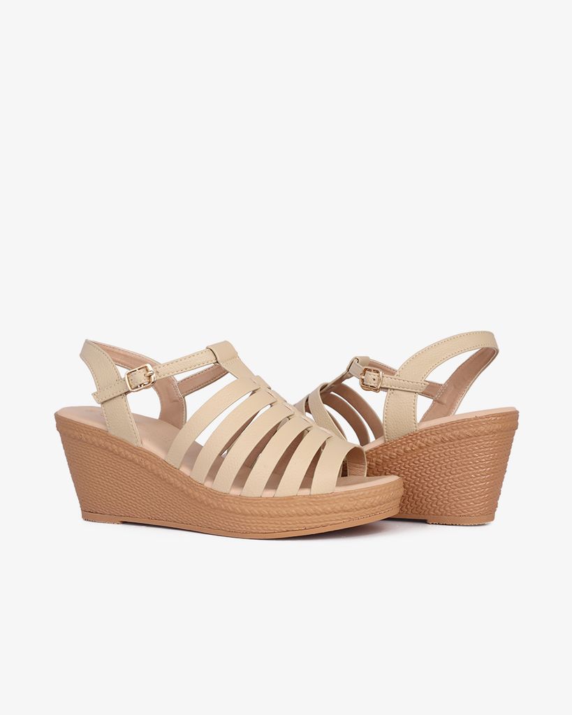 Sandal Đế Xuồng Hạnh Dung Quai Dây Mảnh HD29167AY