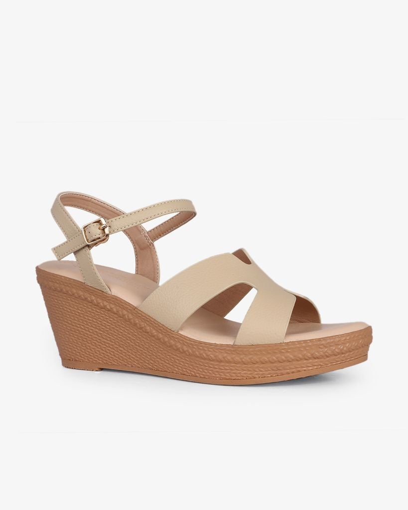 Sandal Đế Xuồng Hạnh Dung Quai Chữ H HD29168AY