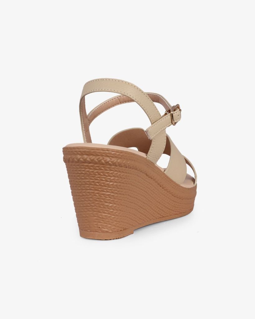 Sandal Đế Xuồng Hạnh Dung Quai Chữ H HD29168AY