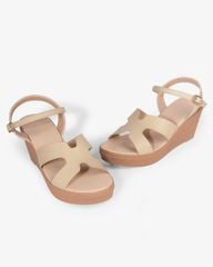 Sandal Đế Xuồng Hạnh Dung Quai Chữ H HD29168AY