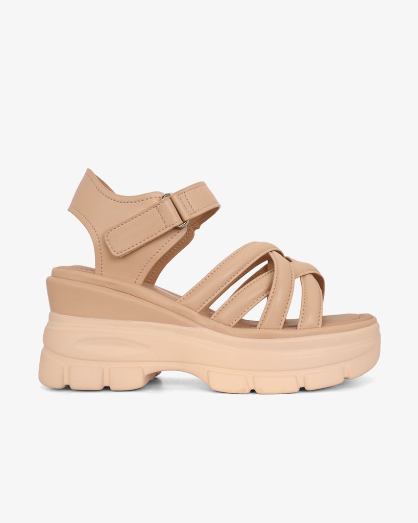 Sandal Đế Xuồng Hạnh Dung Quai Chéo Nhau Hậu Dán HD29175AY