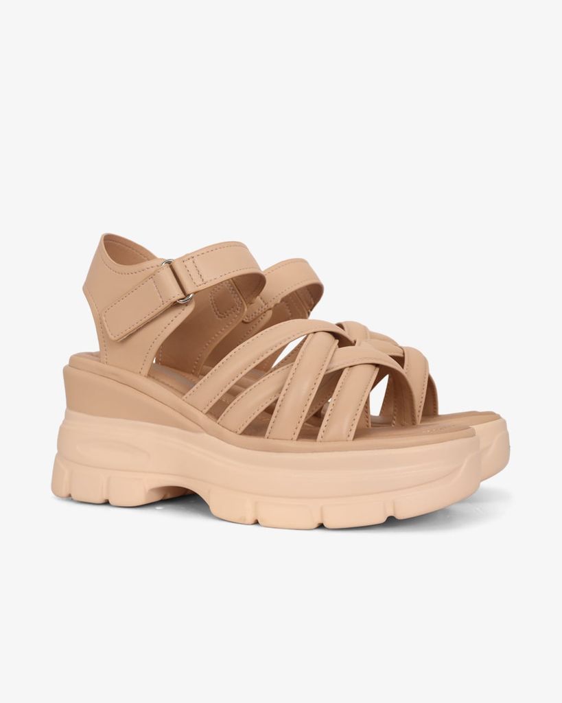 Sandal Đế Xuồng Hạnh Dung Quai Chéo Nhau Hậu Dán HD29175AY