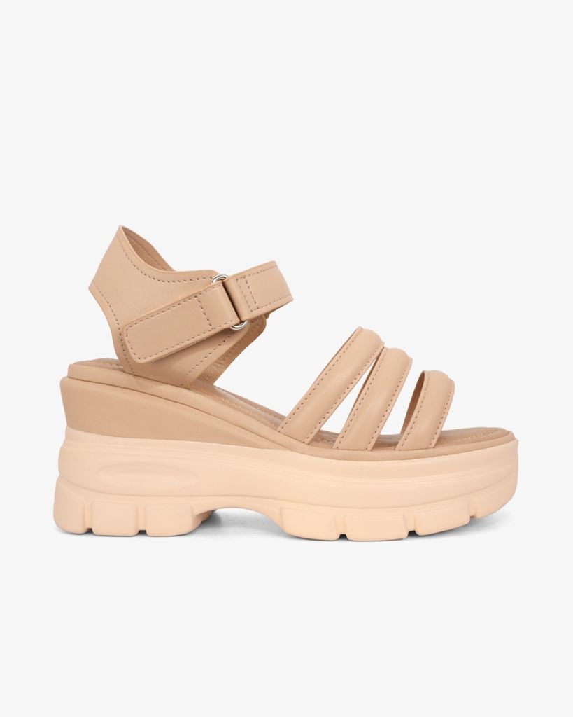 Sandal Đế Xuồng Hạnh Dung Quai Dây Ngang Hậu Dán HD29176AY