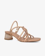 Sandal Cao Gót Hạnh Dung Quai Luồn Xoàn Gót Mica HD29178AY