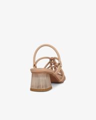 Sandal Cao Gót Hạnh Dung Quai Luồn Xoàn Gót Mica HD29178AY