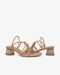 Sandal Cao Gót Hạnh Dung Quai Luồn Xoàn Gót Mica HD29178AY