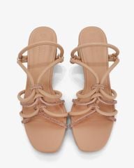 Sandal Cao Gót Hạnh Dung Quai Luồn Xoàn Gót Mica HD29178AY