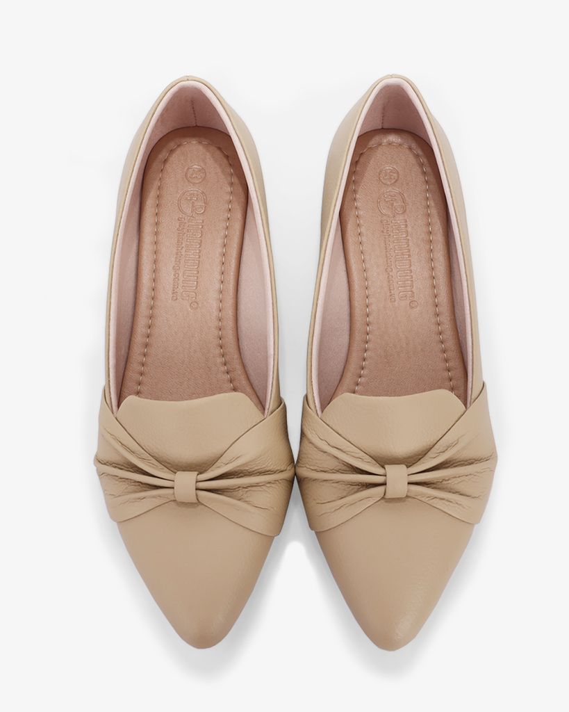 Giày Cao Gót Hạnh Dung Bảng Nơ To HD29182AY