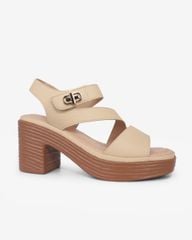 Sandal Cao Gót Hạnh Dung Quai Ngang Bản Chéo HD29187AY