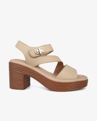 Sandal Cao Gót Hạnh Dung Quai Ngang Bản Chéo HD29187AY