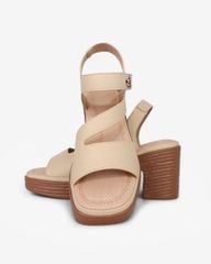 Sandal Cao Gót Hạnh Dung Quai Ngang Bản Chéo HD29187AY