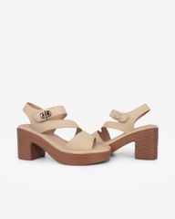 Sandal Cao Gót Hạnh Dung Quai Ngang Bản Chéo HD29187AY