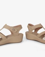Sandal Đế Xuồng Hạnh Dung Quai Đan Phối Màu Ánh Kim Sang Trọng HD29190AY