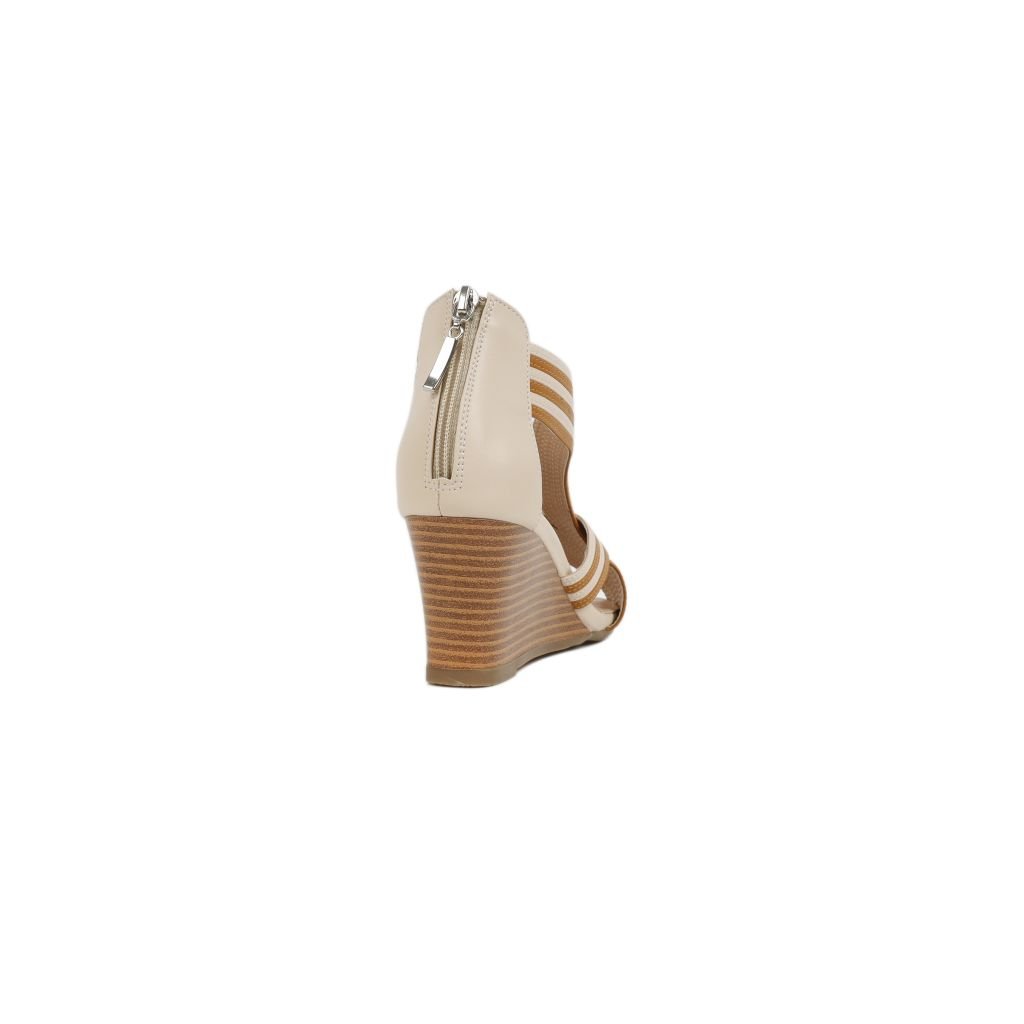 Sandal Xuồng Hạnh Dung Bản Chéo Hậu Dây Kéo HD2990AY