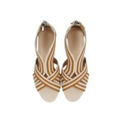 Sandal Xuồng Hạnh Dung Bản Chéo Hậu Dây Kéo HD2990AY