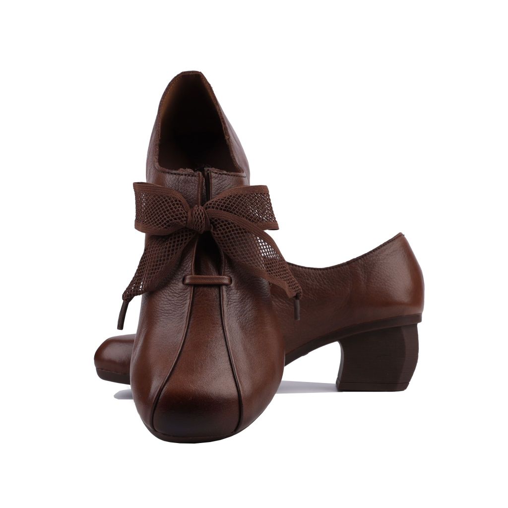 Giày Boot Albee Dây Cột Nơ HD0209TQ