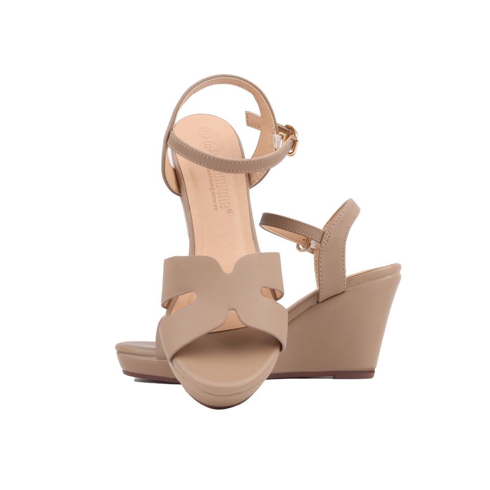 Sandal Xuồng Hạnh Dung Quai Chữ H 9cm HD02145AB