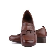 Giày Cao Gót Hạnh Dung Mọi Phối Nơ HD02173AB