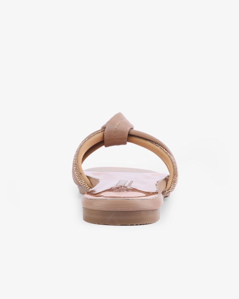 Dép Xẹp Hạnh Dung Quai Ngang Xoàn Rút HD02224AB