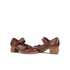 Giày Cao Gót Albee Đế Vuông Da Mềm HD0230TQ