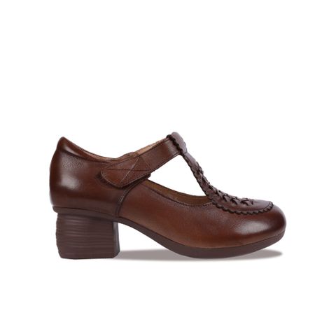 Giày Cao Gót Albee Đế Vuông Hậu Dán HD0231TQ