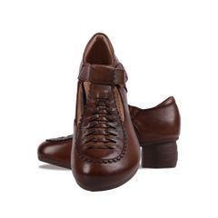 Giày Cao Gót Albee Đế Vuông Hậu Dán HD0231TQ