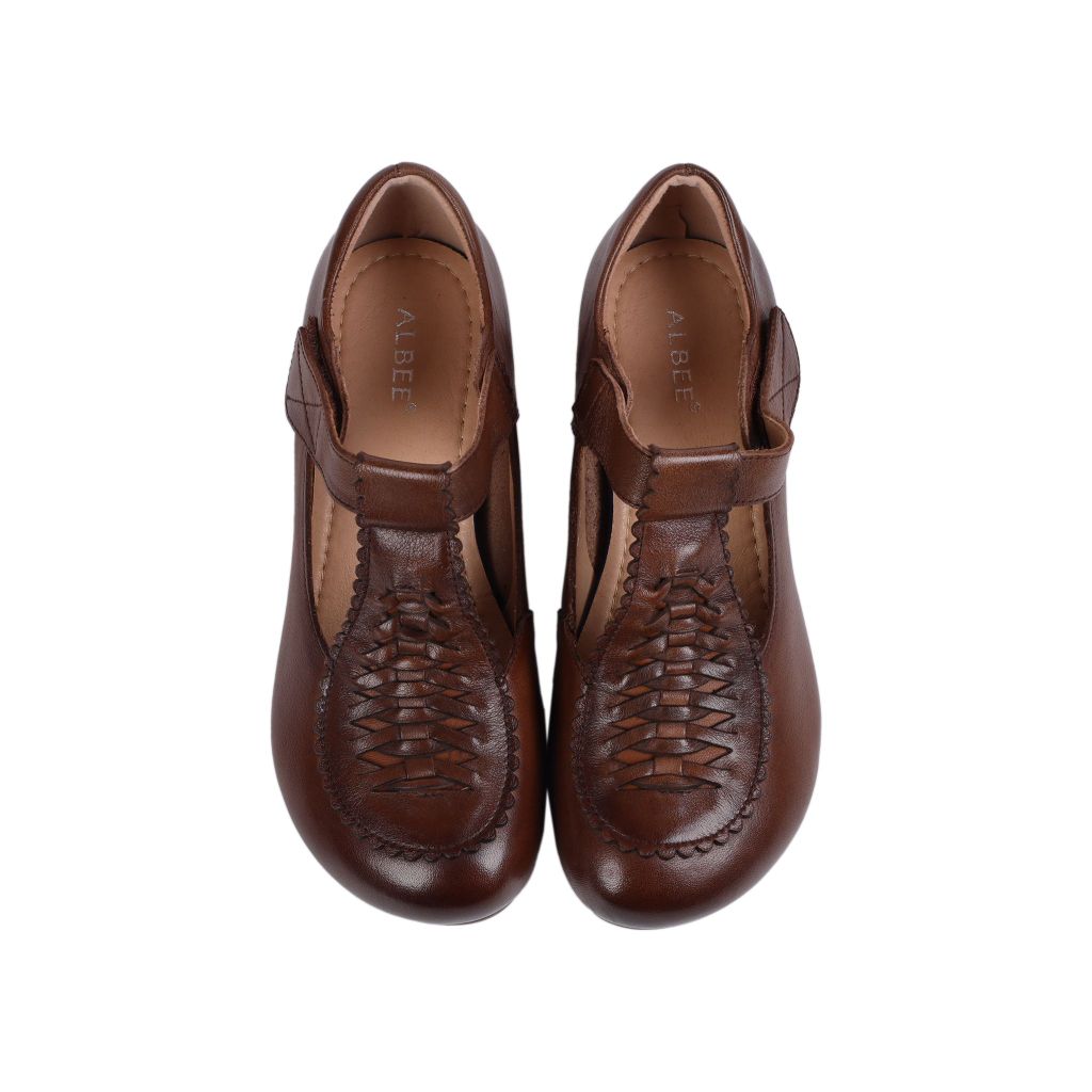 Giày Cao Gót Albee Đế Vuông Hậu Dán HD0231TQ