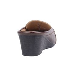 Dép Bít Mũi Hạnh Dung Da Mềm May Viền Chỉ HD04901AD