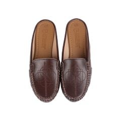 Dép Bít Mũi Hạnh Dung Da Mềm May Viền Chỉ HD04901AD