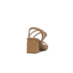Sandal Cao Gót  Hạnh Dung Quai Ngang Gót Vuông HD27143BI